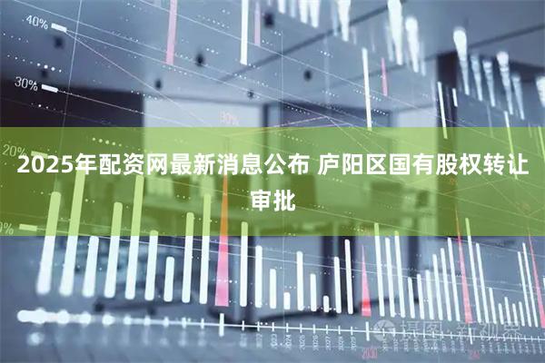 2025年配资网最新消息公布 庐阳区国有股权转让审批